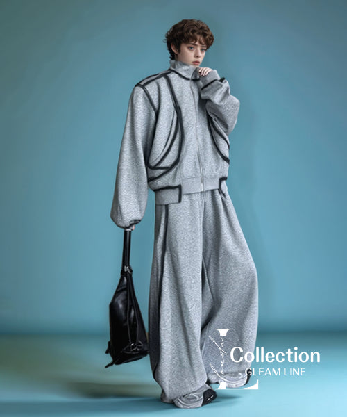 Stroke Design Zip Top & Pants Co-ord